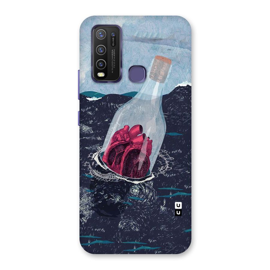 Bottle Heart Back Case for Vivo Y30