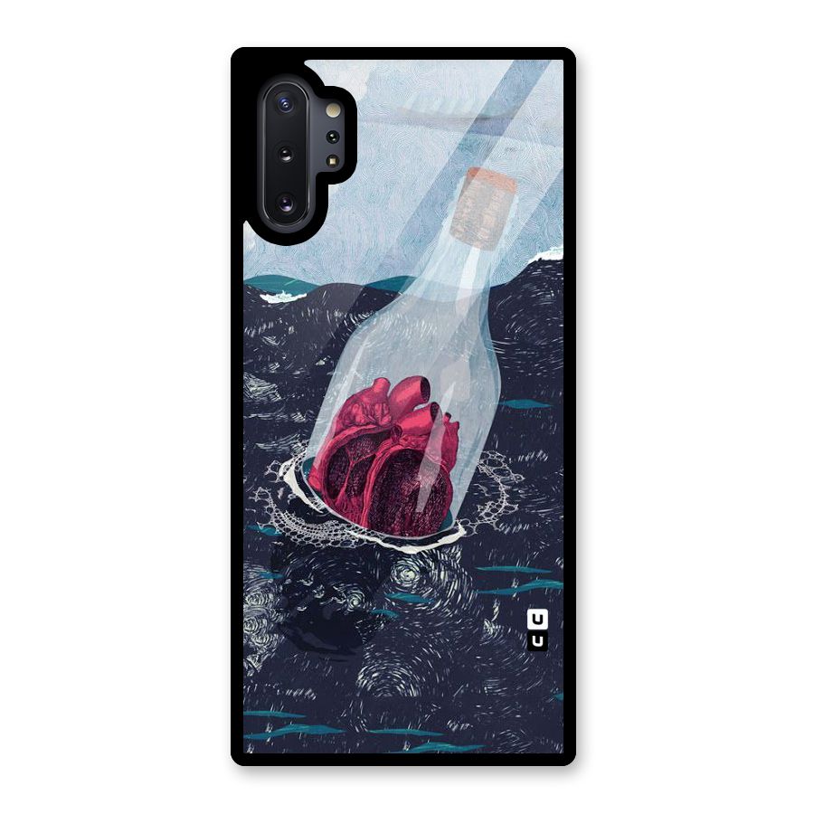 Bottle Heart Glass Back Case for Galaxy Note 10 Plus