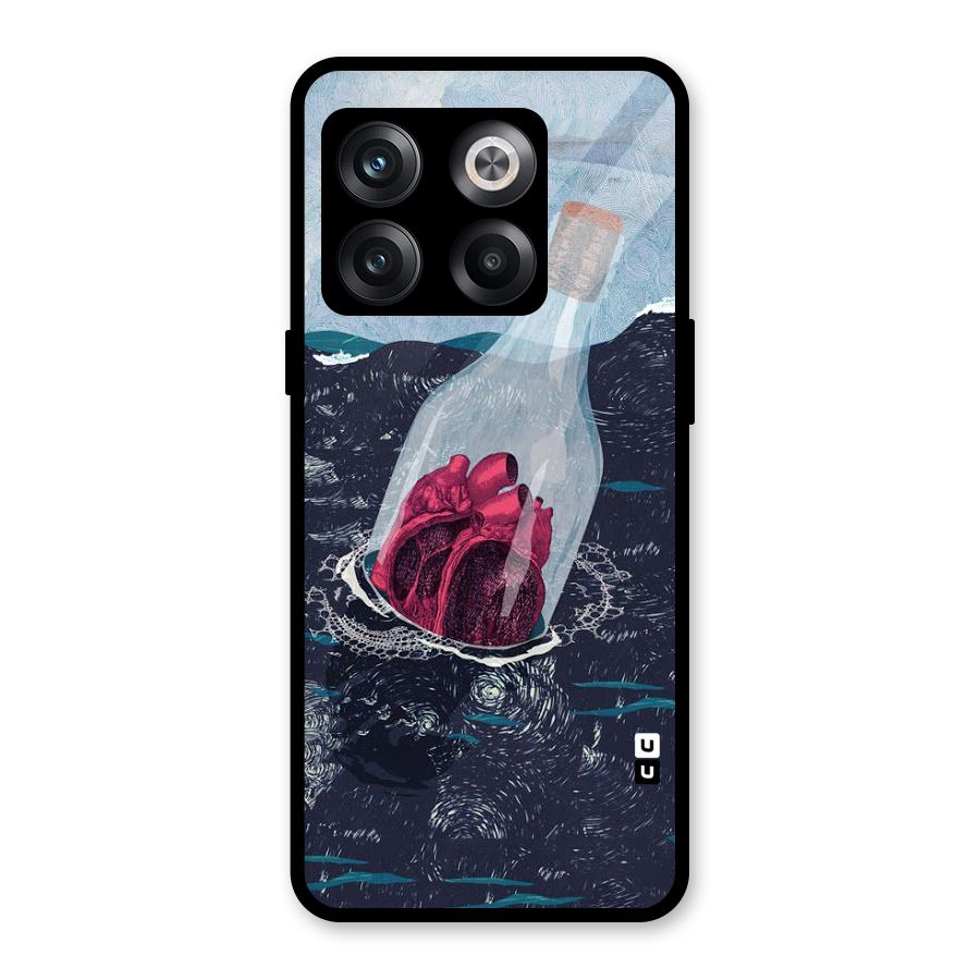 Bottle Heart Glass Back Case for OnePlus 10T