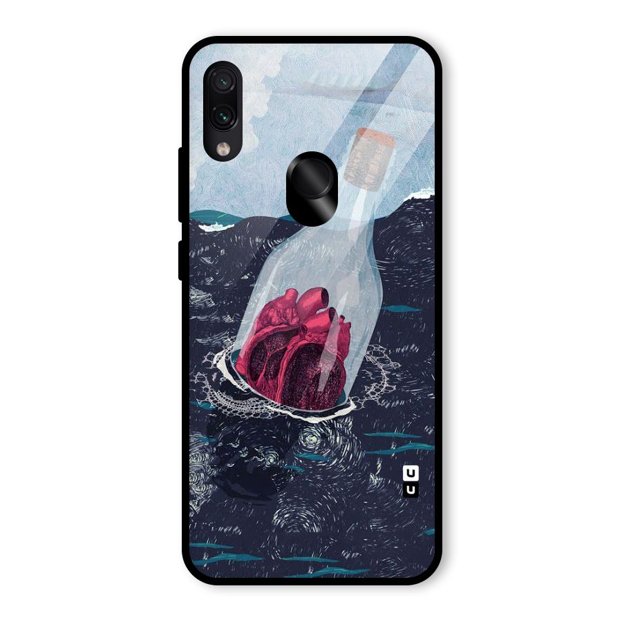 Bottle Heart Glass Back Case for Redmi Note 7S