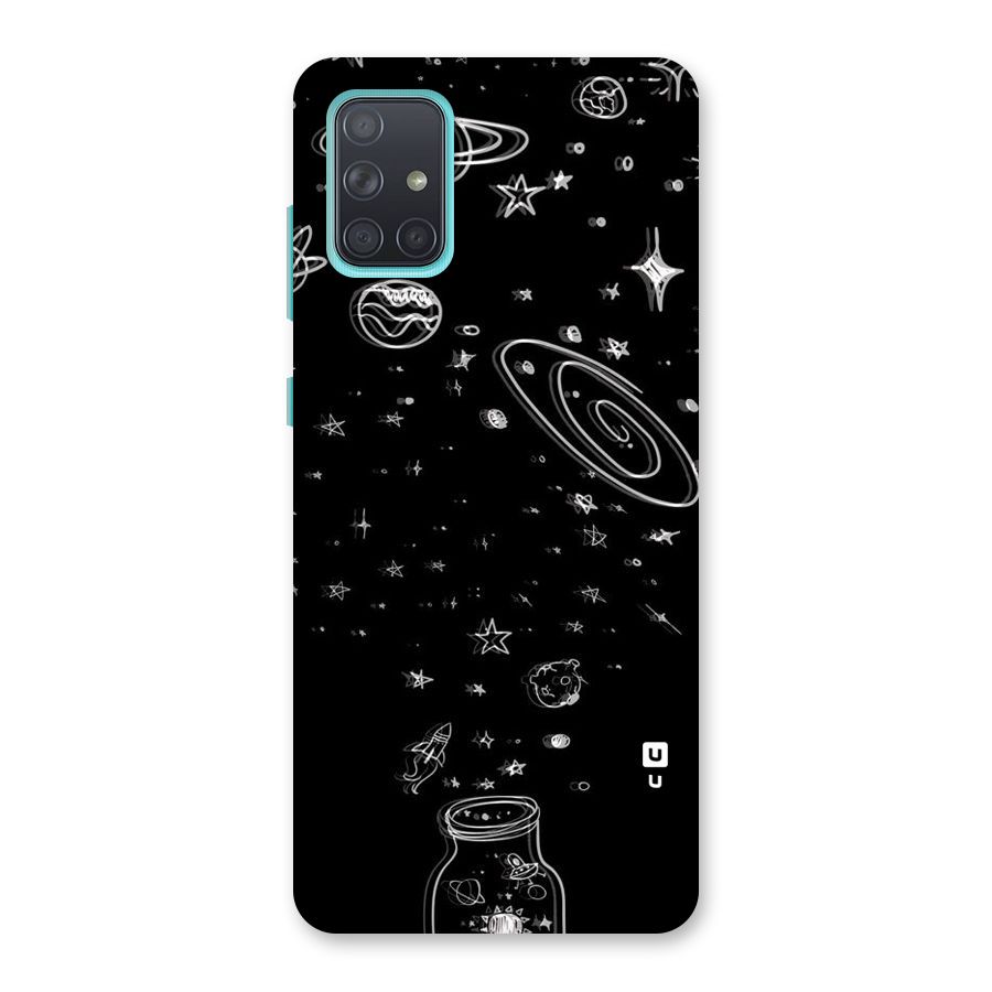 Bottle Of Stars Back Case for Galaxy A71