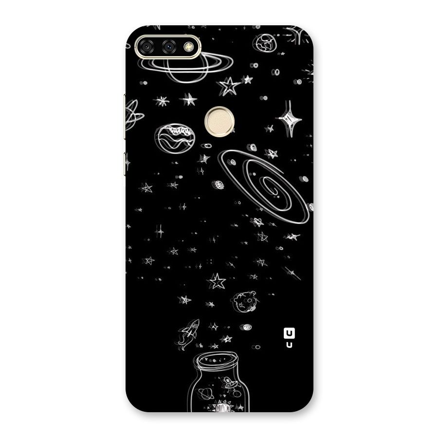 Bottle Of Stars Back Case for Honor 7A