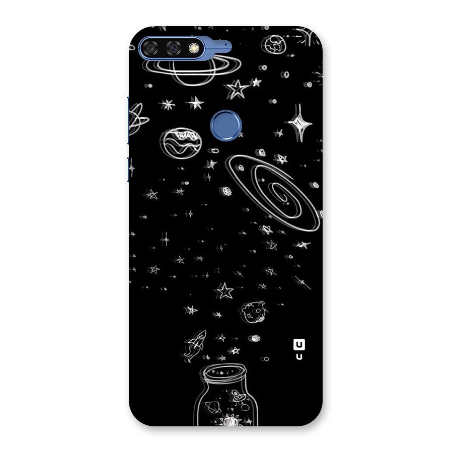 Bottle Of Stars Back Case for Honor 7C