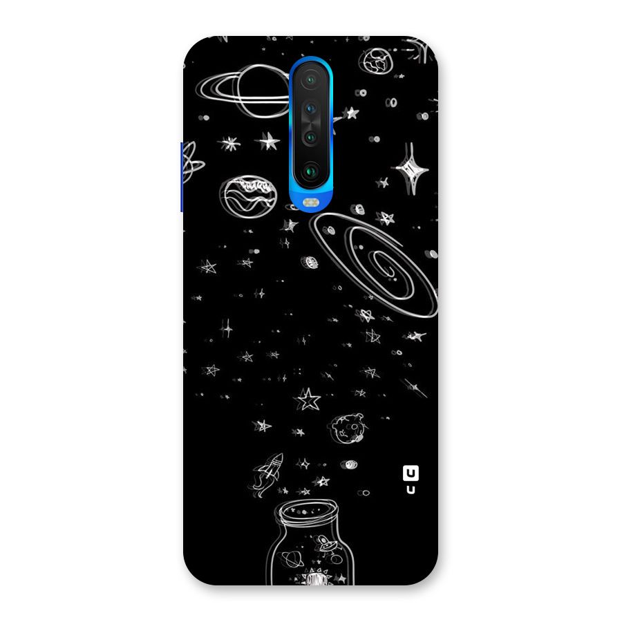 Bottle Of Stars Back Case for Poco X2