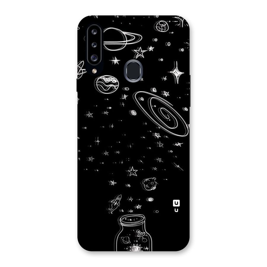 Bottle Of Stars Back Case for Samsung Galaxy A20s