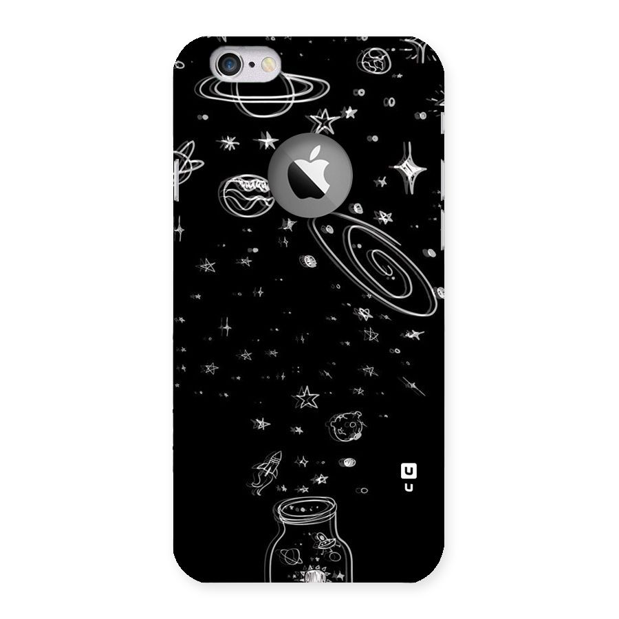 Bottle Of Stars Back Case for iPhone 6 Logo Cut