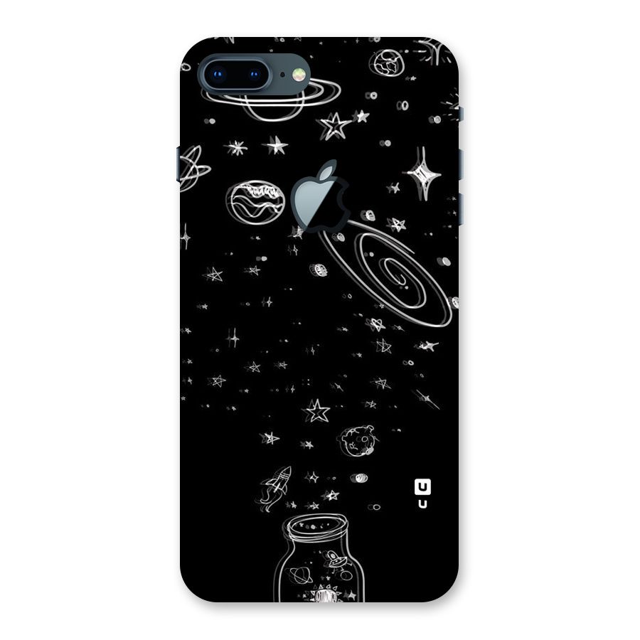 Bottle Of Stars Back Case for iPhone 7 Plus Apple Cut