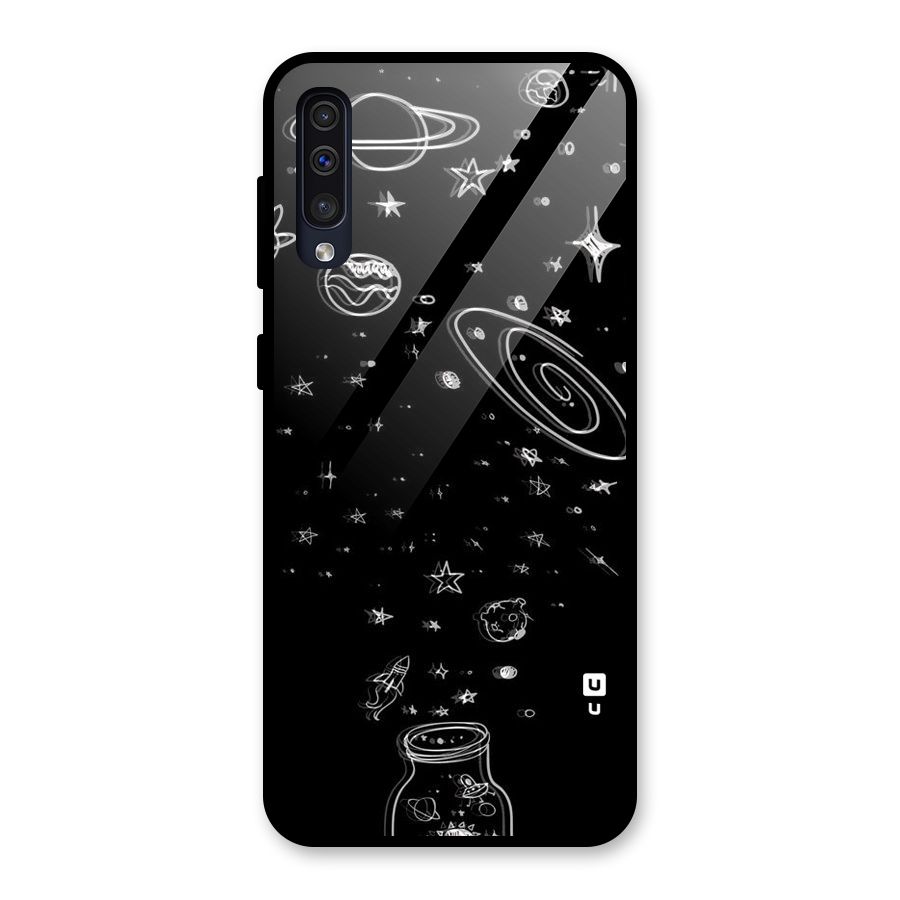 Bottle Of Stars Glass Back Case for Galaxy A30s