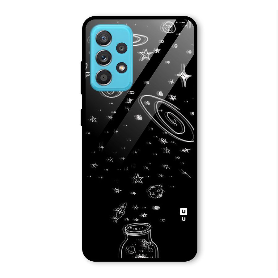 Bottle Of Stars Glass Back Case for Galaxy A52