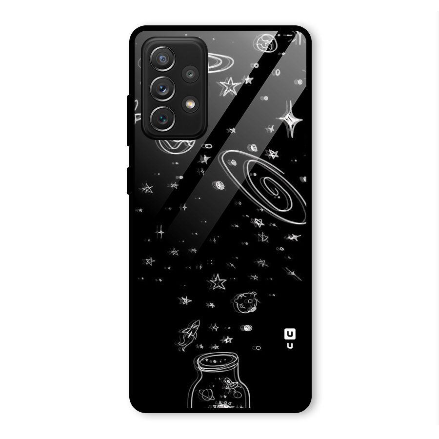 Bottle Of Stars Glass Back Case for Galaxy A72