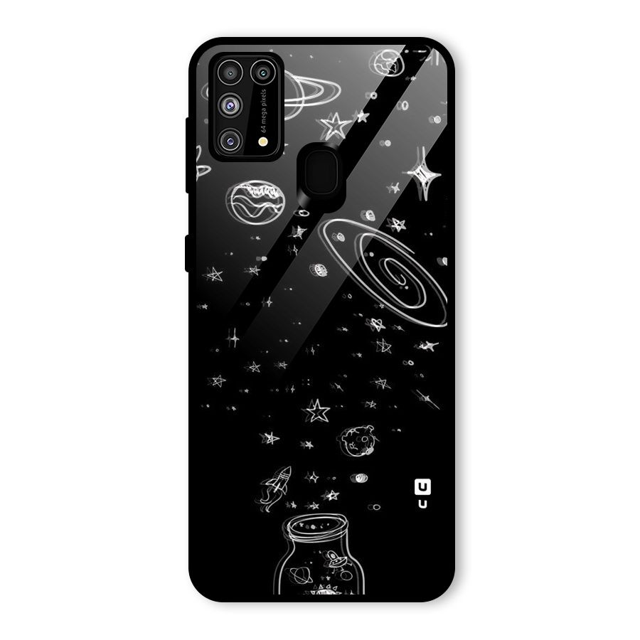 Bottle Of Stars Glass Back Case for Galaxy F41