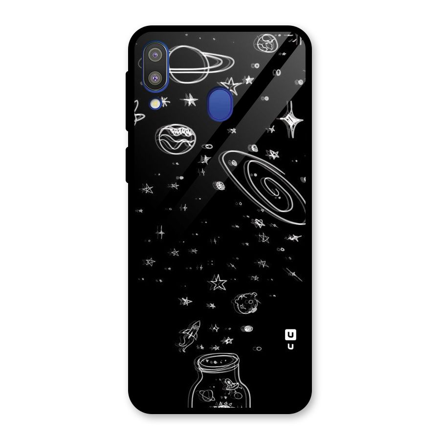 Bottle Of Stars Glass Back Case for Galaxy M20