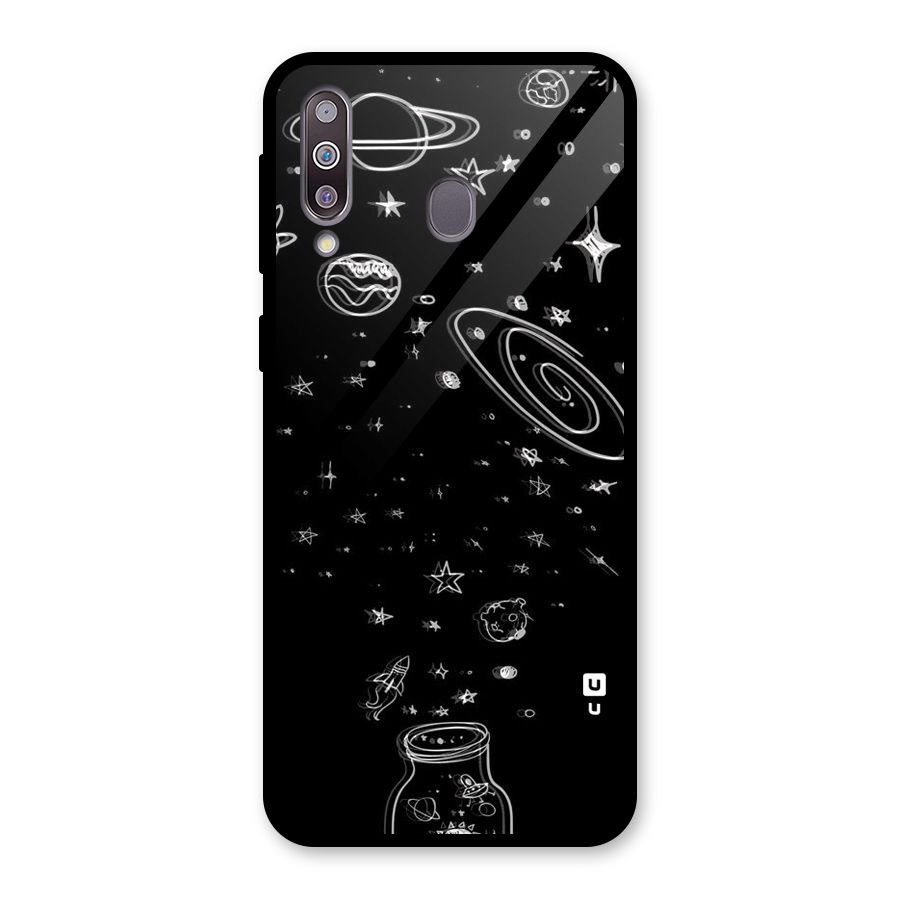 Bottle Of Stars Glass Back Case for Galaxy M30