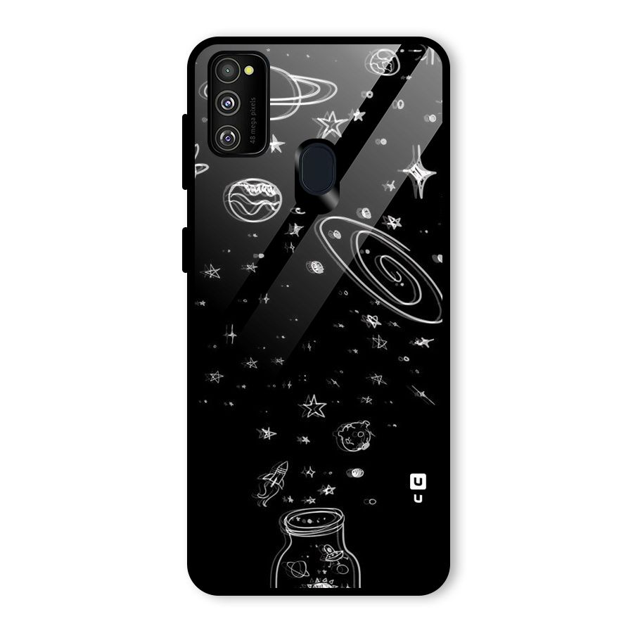 Bottle Of Stars Glass Back Case for Galaxy M30s