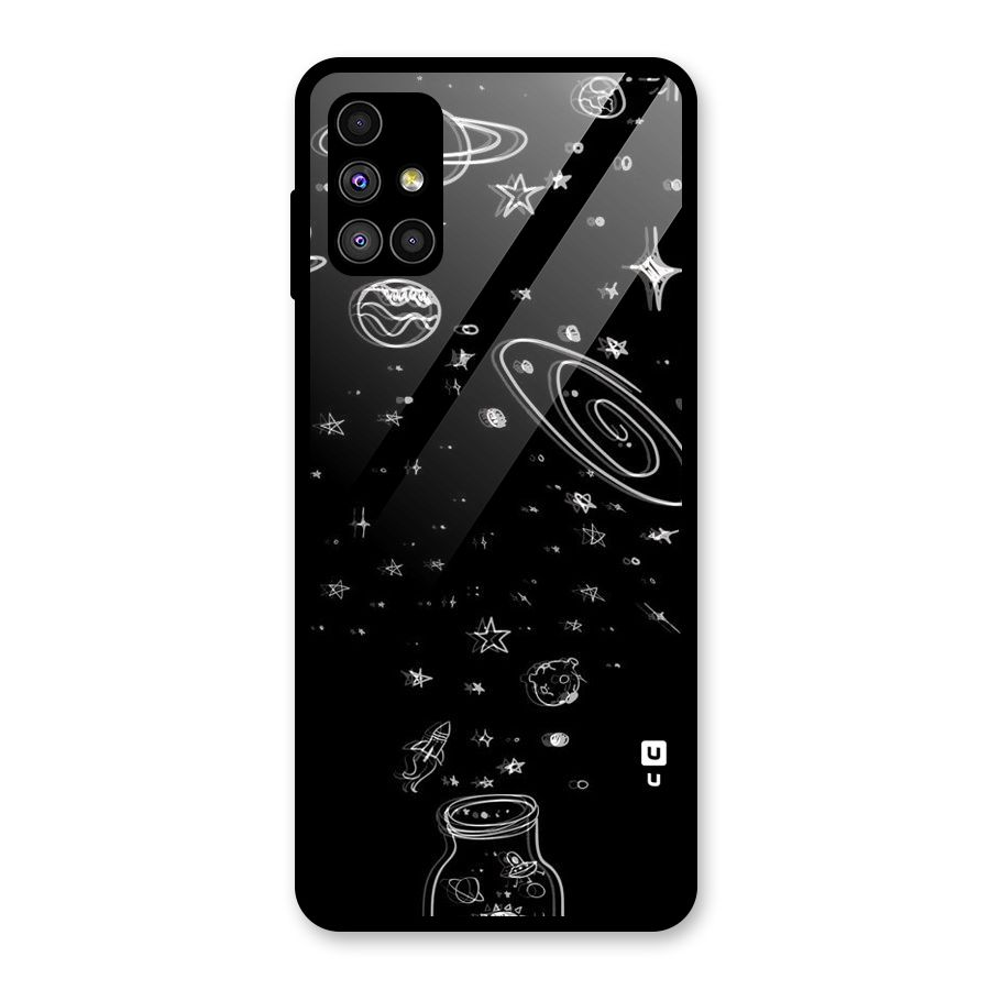Bottle Of Stars Glass Back Case for Galaxy M51