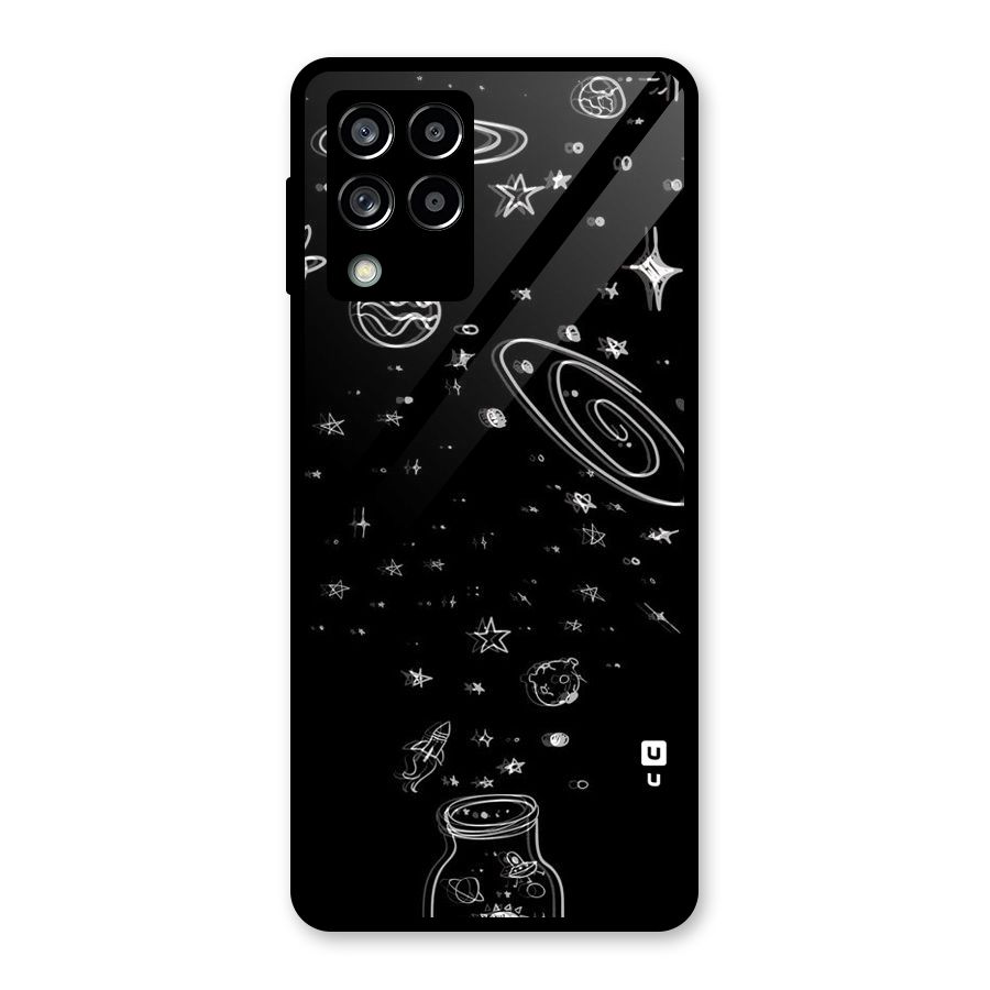Bottle Of Stars Glass Back Case for Galaxy M53 5G