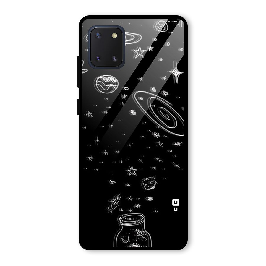 Bottle Of Stars Glass Back Case for Galaxy Note 10 Lite