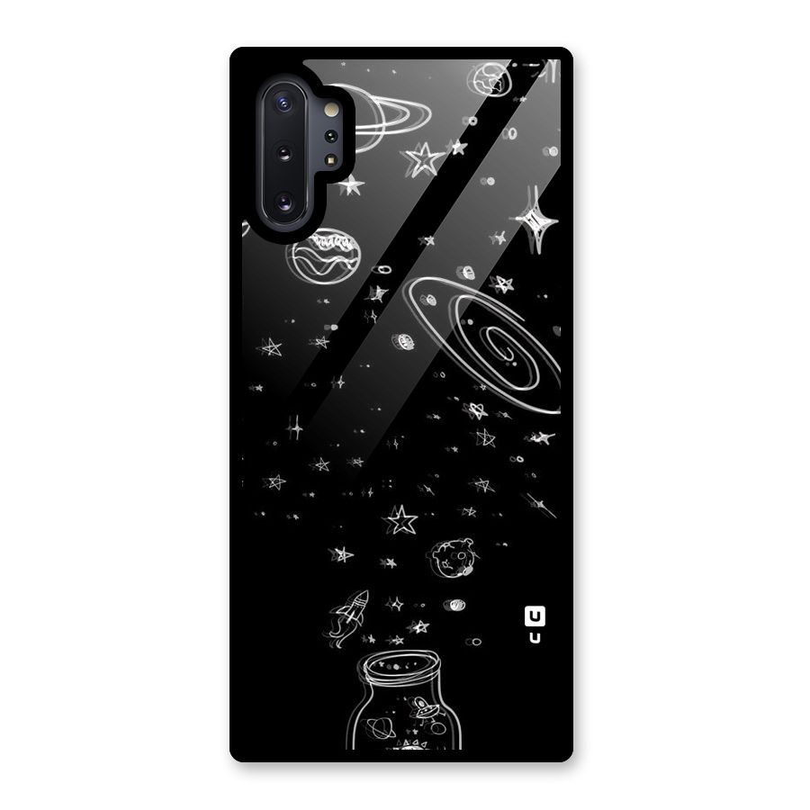 Bottle Of Stars Glass Back Case for Galaxy Note 10 Plus