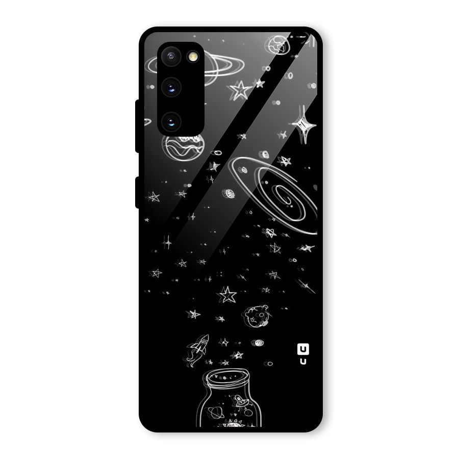 Bottle Of Stars Glass Back Case for Galaxy S20 FE 5G
