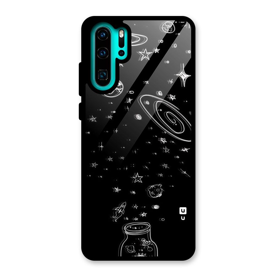 Bottle Of Stars Glass Back Case for Huawei P30 Pro