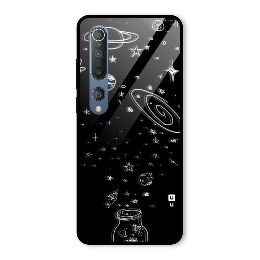 Bottle Of Stars Glass Back Case for Mi 10