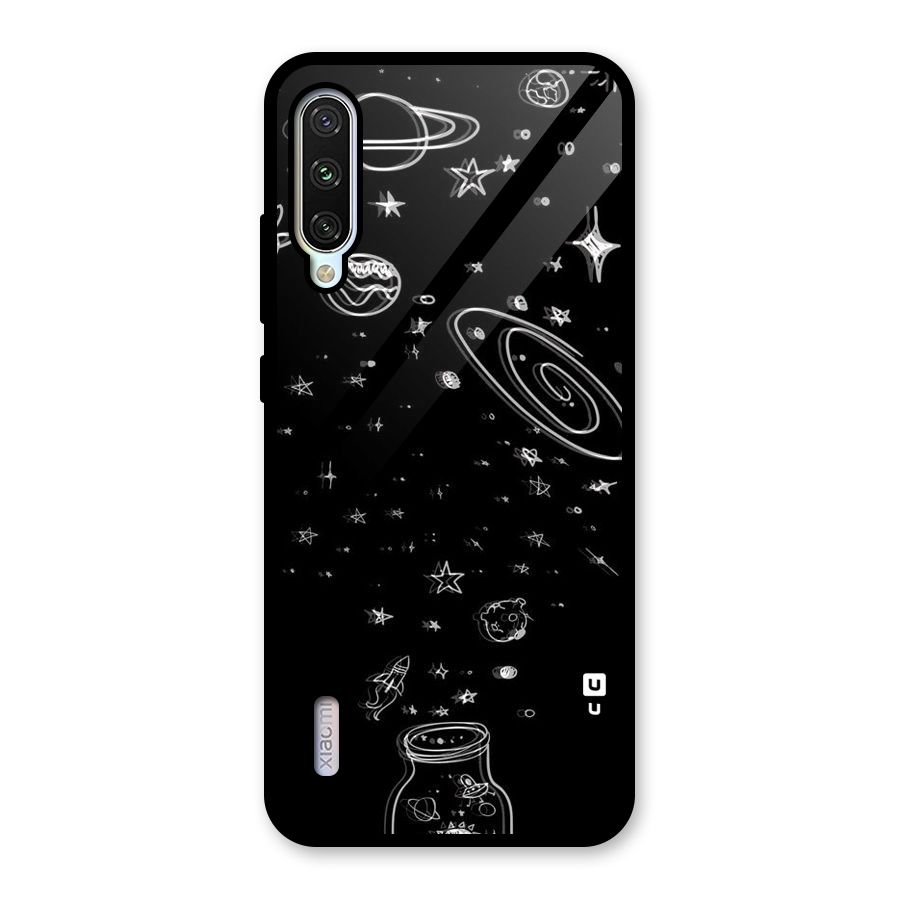 Bottle Of Stars Glass Back Case for Mi A3