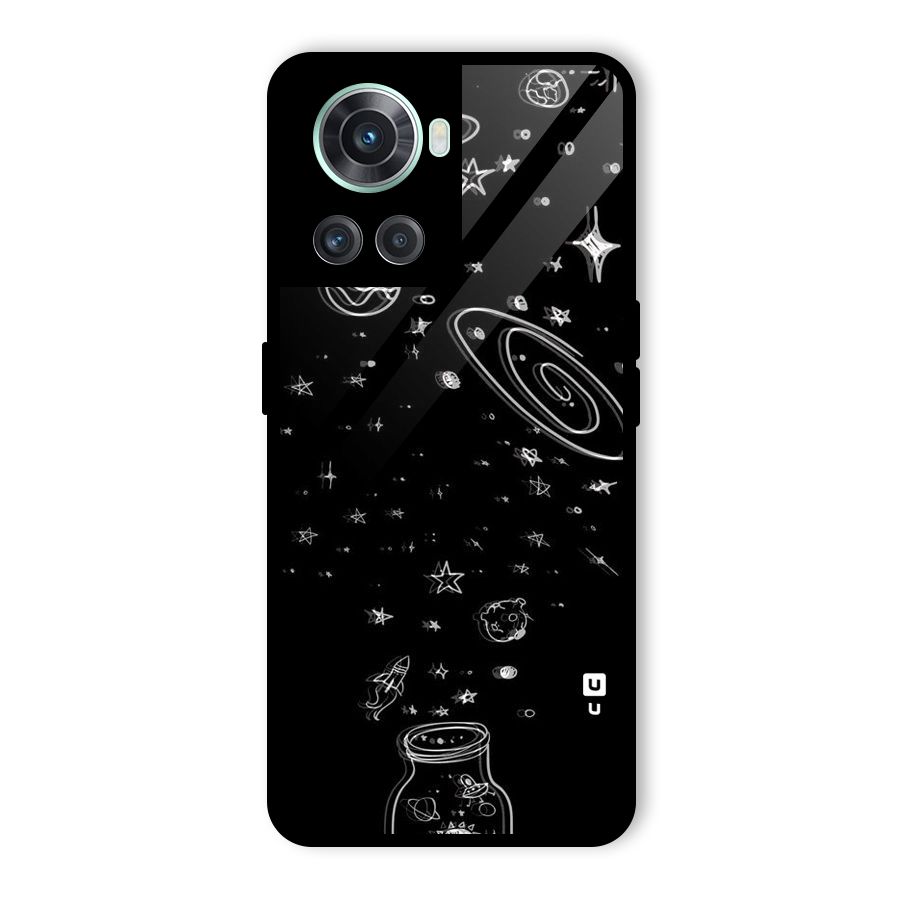 Bottle Of Stars Glass Back Case for OnePlus 10R