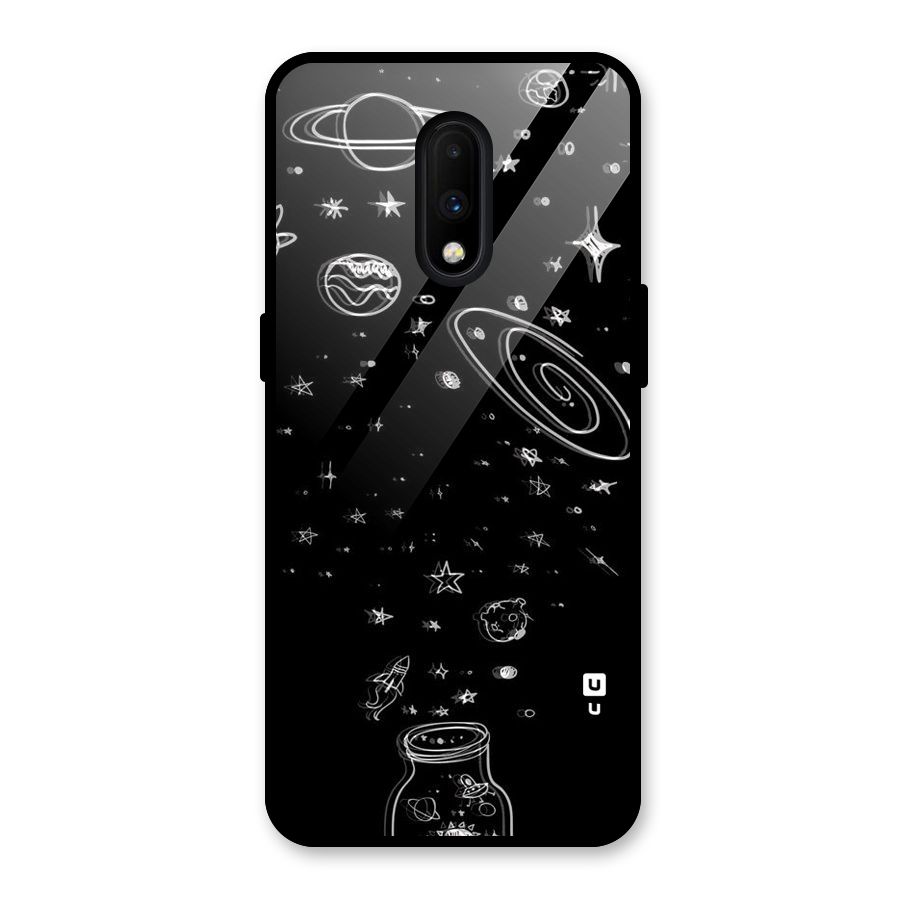 Bottle Of Stars Glass Back Case for OnePlus 7
