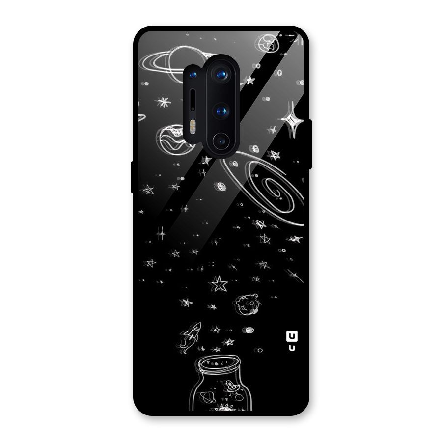 Bottle Of Stars Glass Back Case for OnePlus 8 Pro