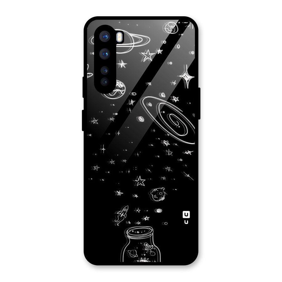 Bottle Of Stars Glass Back Case for OnePlus Nord