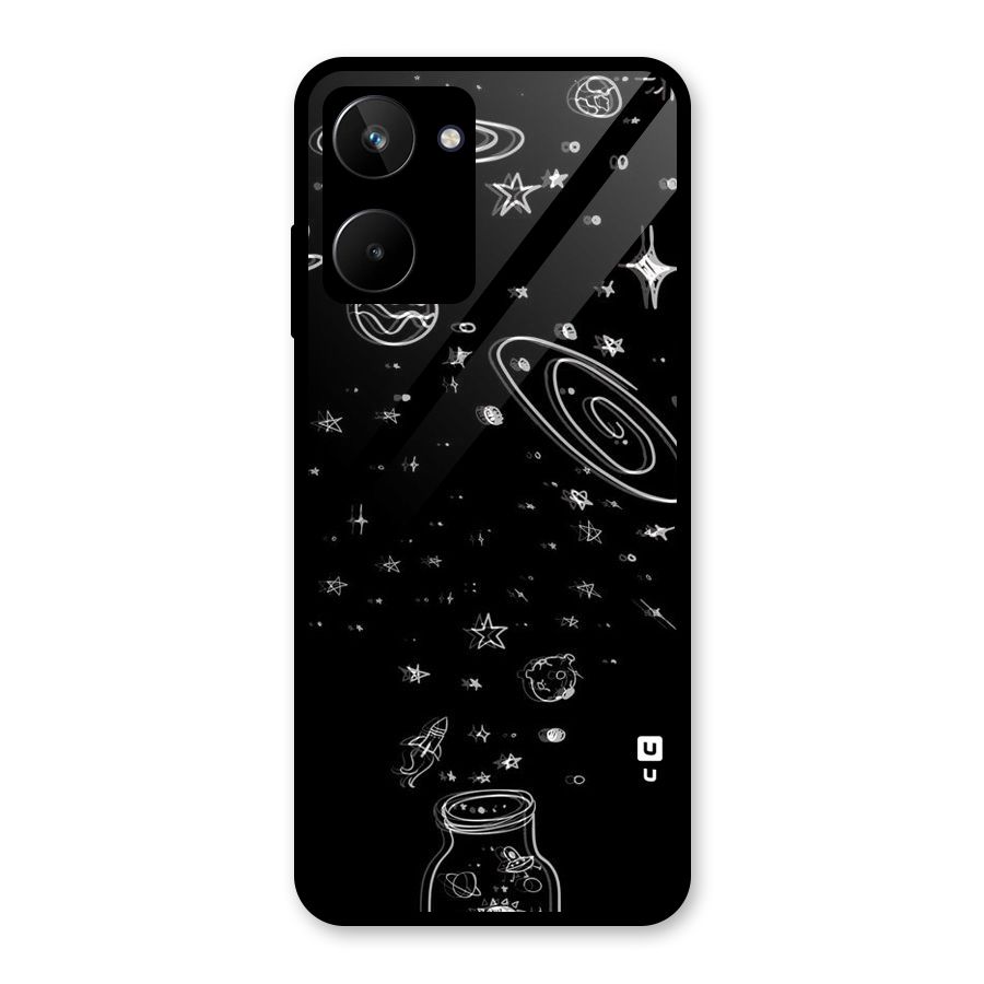 Bottle Of Stars Glass Back Case for Realme 10
