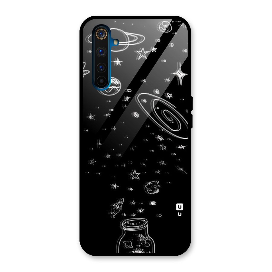 Bottle Of Stars Glass Back Case for Realme 6 Pro