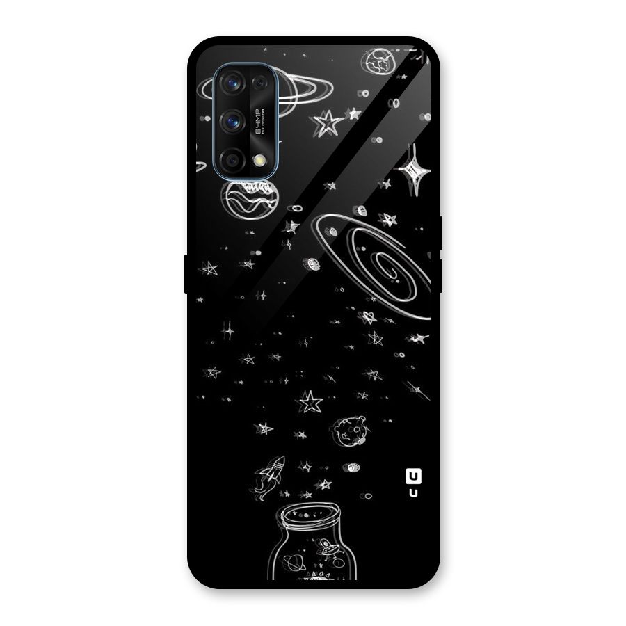 Bottle Of Stars Glass Back Case for Realme 7 Pro