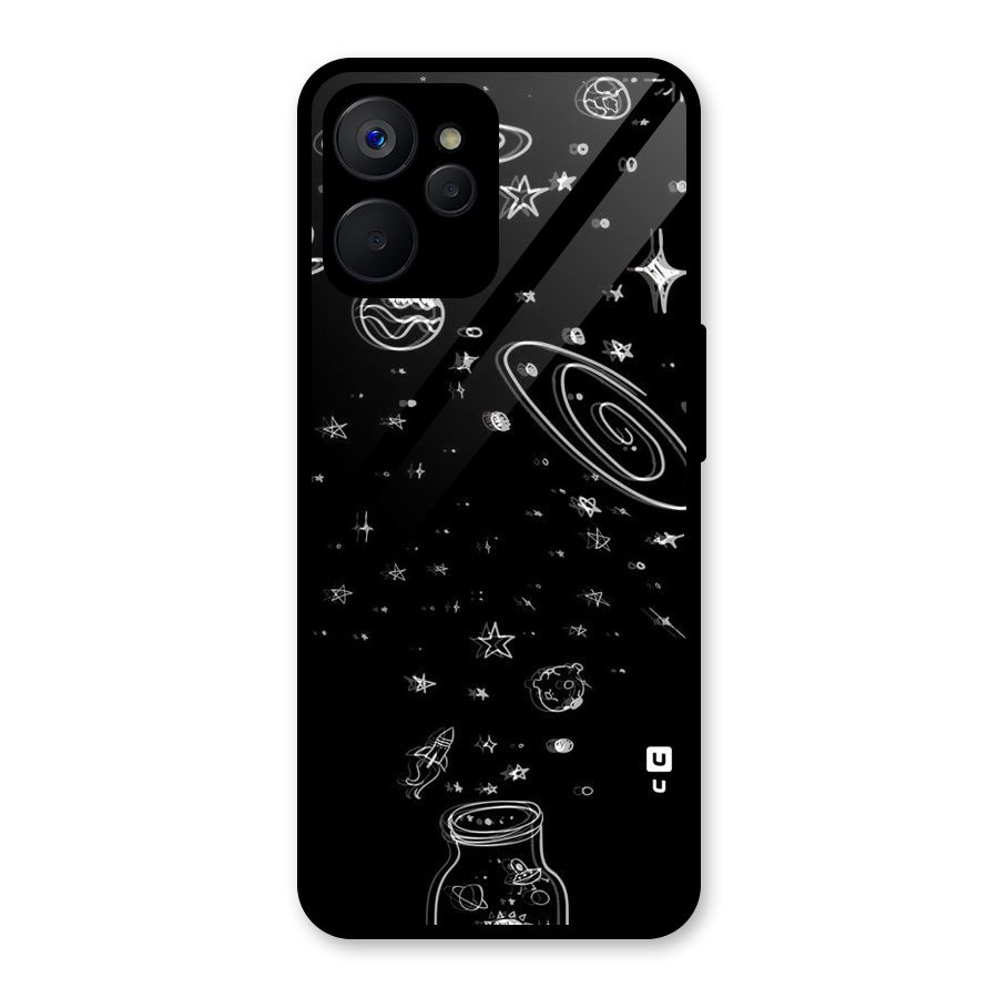 Bottle Of Stars Glass Back Case for Realme 9i 5G