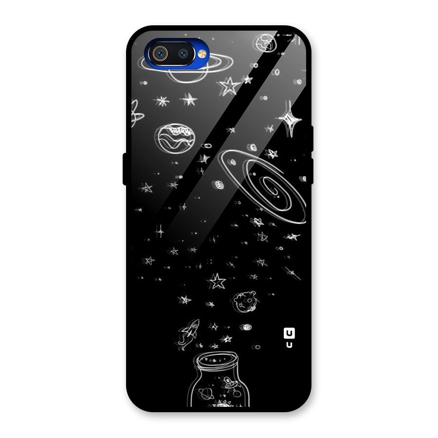 Bottle Of Stars Glass Back Case for Realme C2