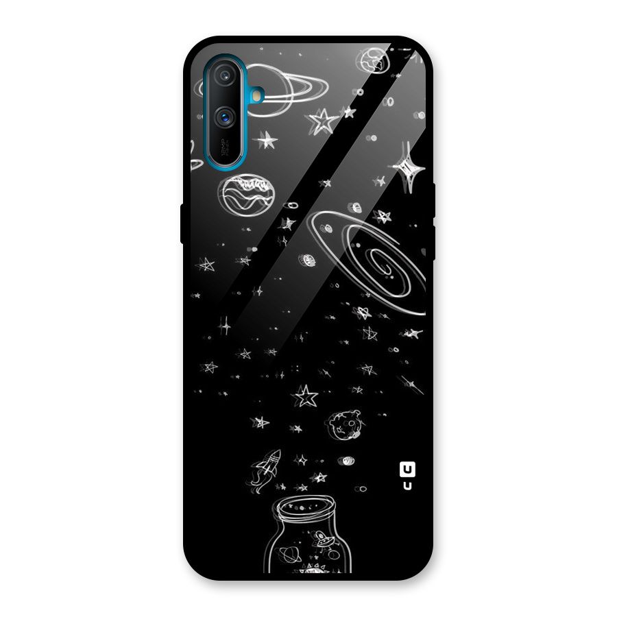 Bottle Of Stars Glass Back Case for Realme C3