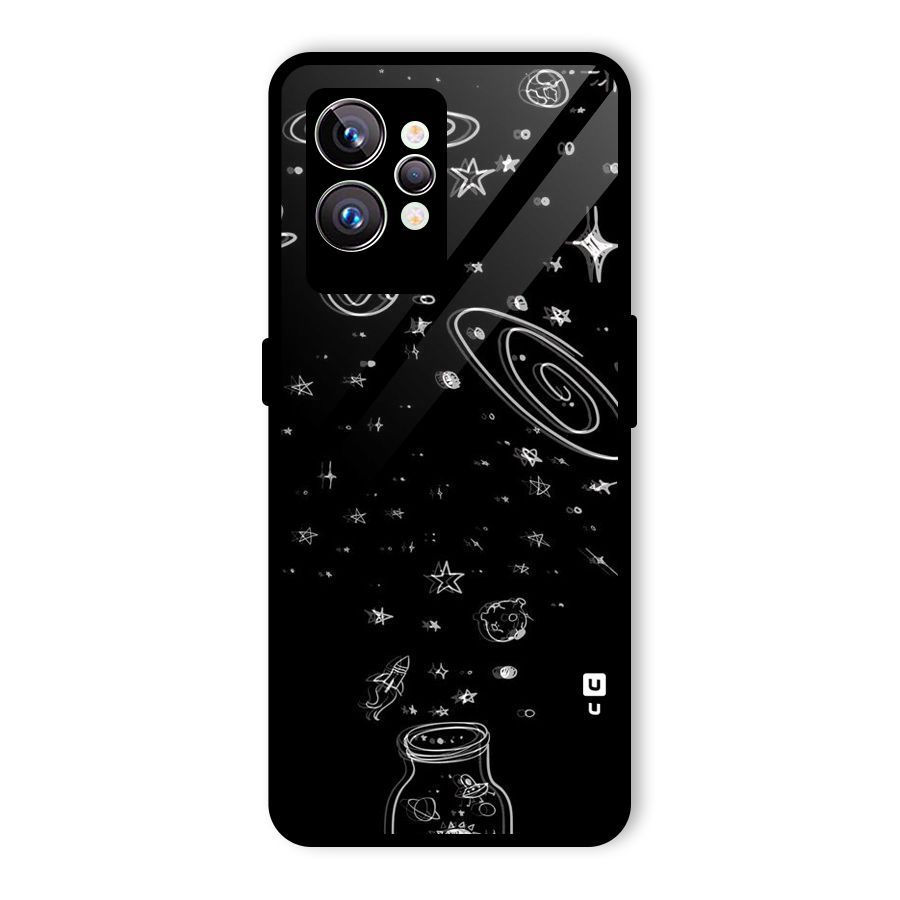 Bottle Of Stars Glass Back Case for Realme GT2 Pro
