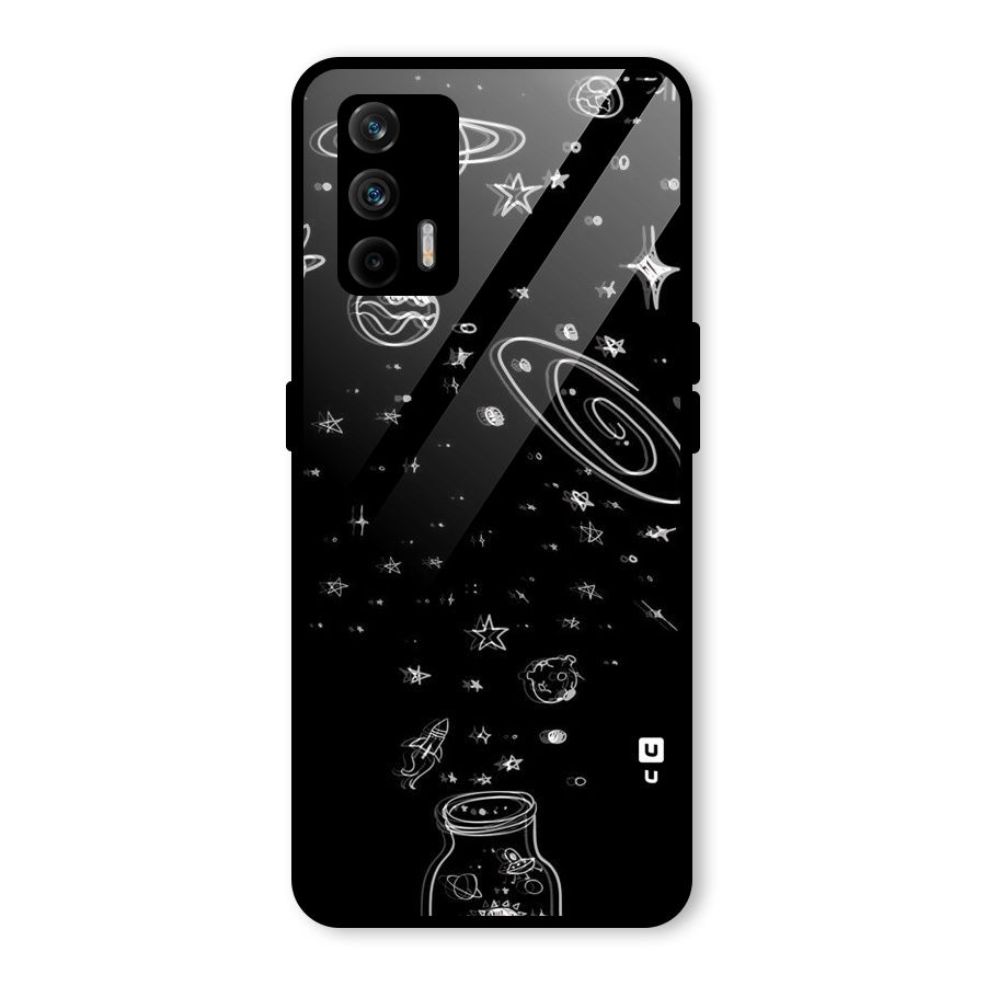 Bottle Of Stars Glass Back Case for Realme GT 5G