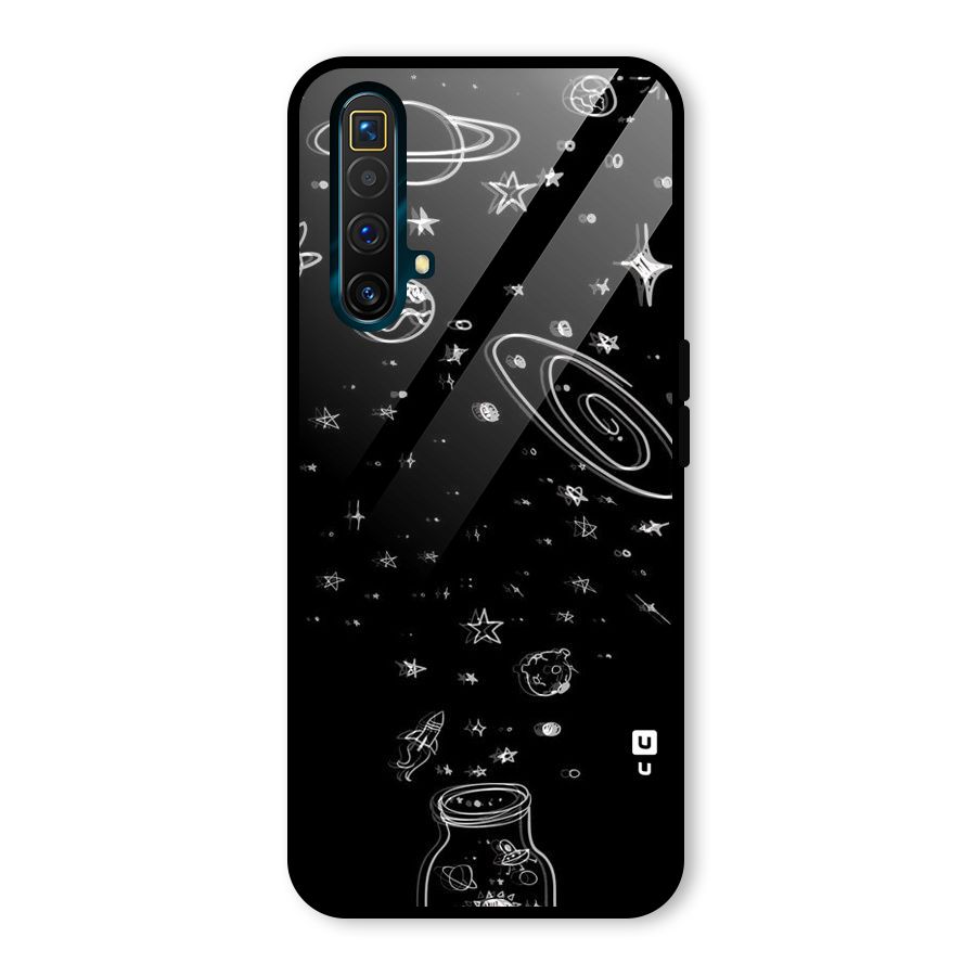 Bottle Of Stars Glass Back Case for Realme X3 SuperZoom