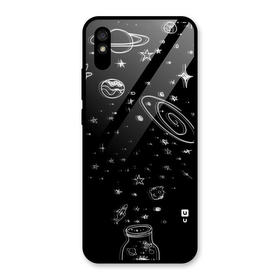 Bottle Of Stars Glass Back Case for Redmi 9i