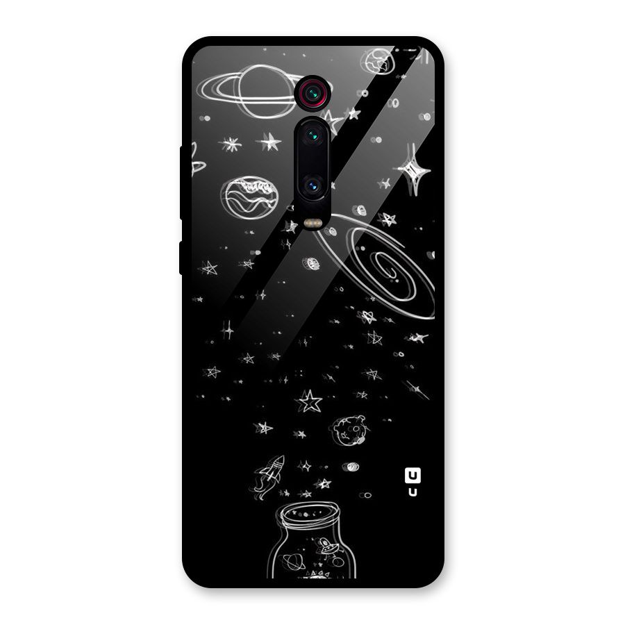 Bottle Of Stars Glass Back Case for Redmi K20
