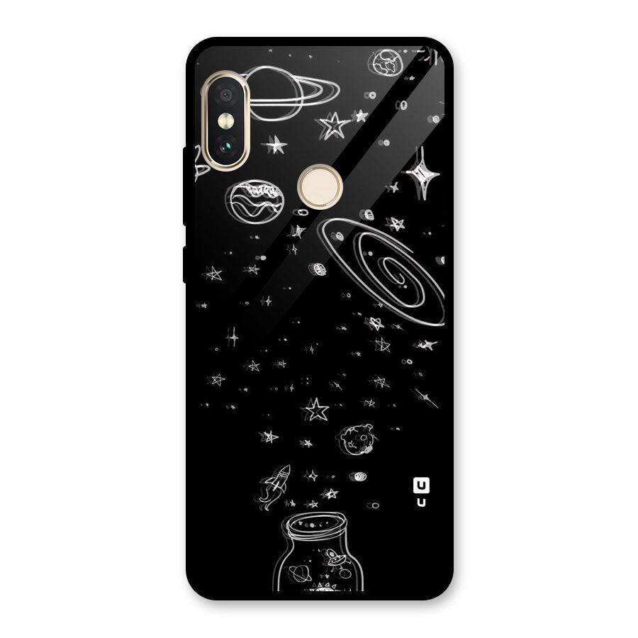 Bottle Of Stars Glass Back Case for Redmi Note 5 Pro