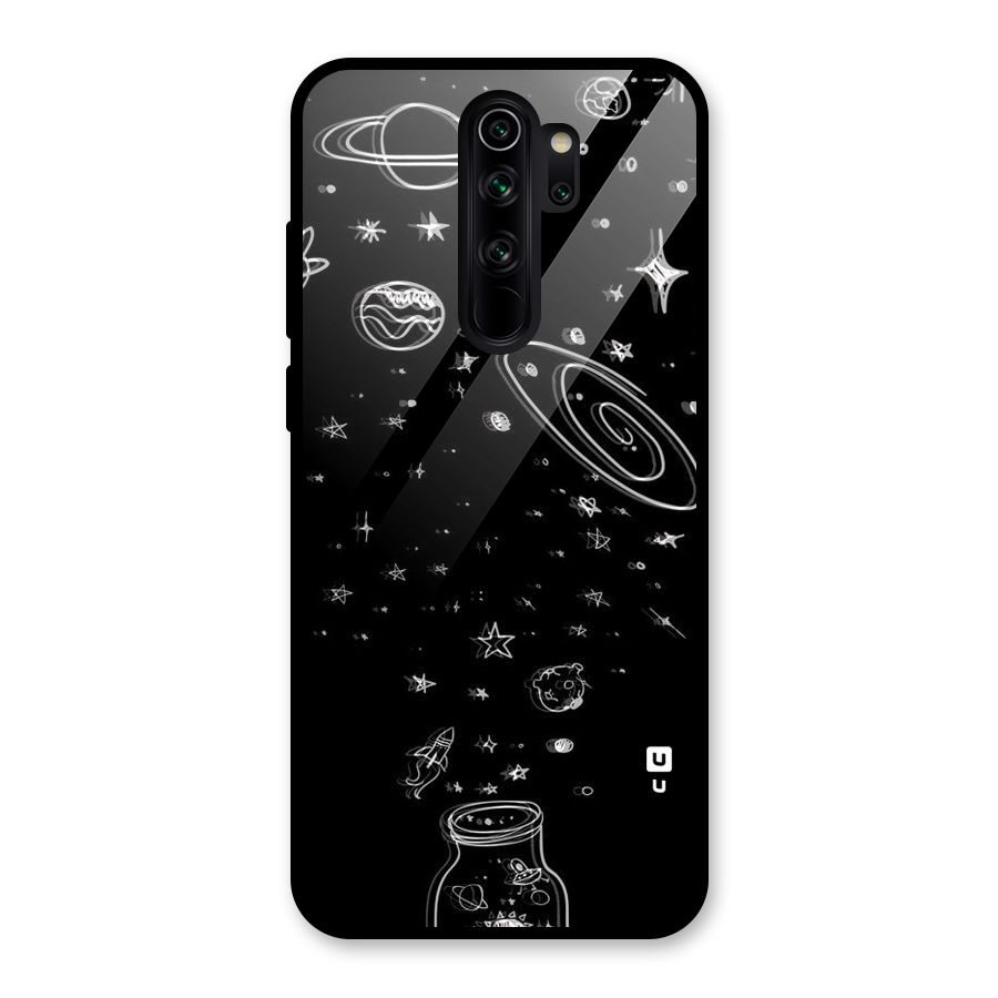 Bottle Of Stars Glass Back Case for Redmi Note 8 Pro