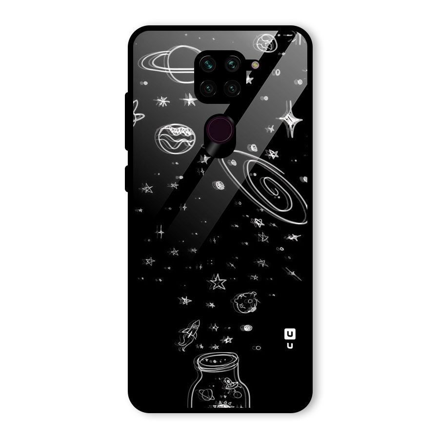 Bottle Of Stars Glass Back Case for Redmi Note 9
