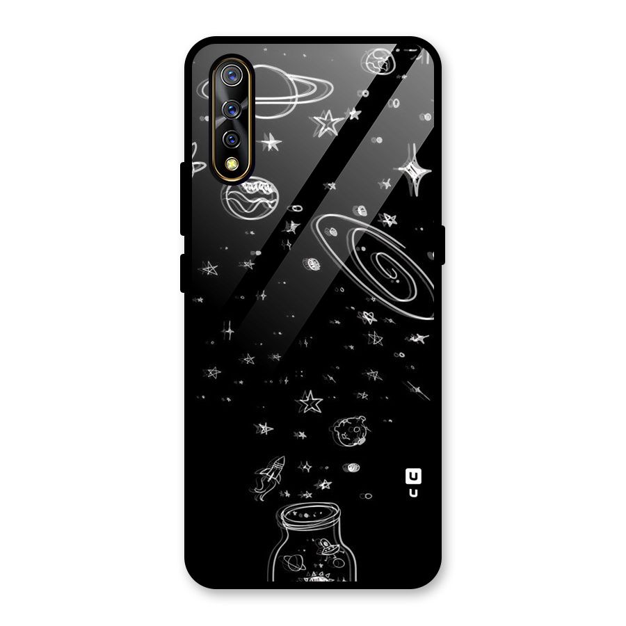 Bottle Of Stars Glass Back Case for Vivo S1