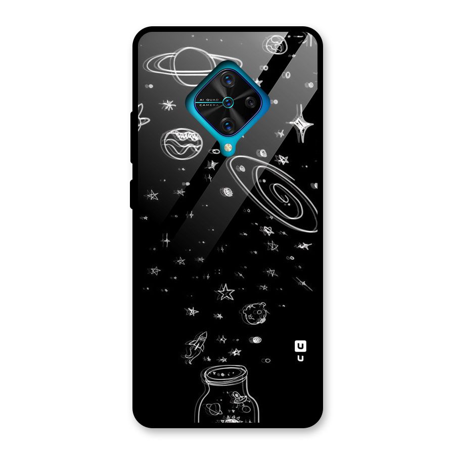 Bottle Of Stars Glass Back Case for Vivo S1 Pro