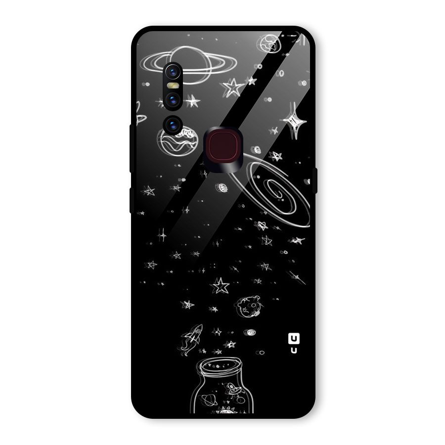 Bottle Of Stars Glass Back Case for Vivo V15