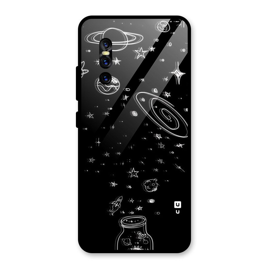 Bottle Of Stars Glass Back Case for Vivo V15 Pro