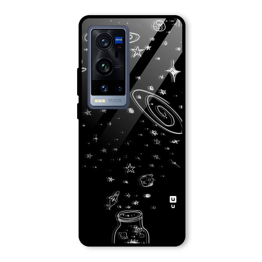 Bottle Of Stars Glass Back Case for Vivo X60 Pro Plus