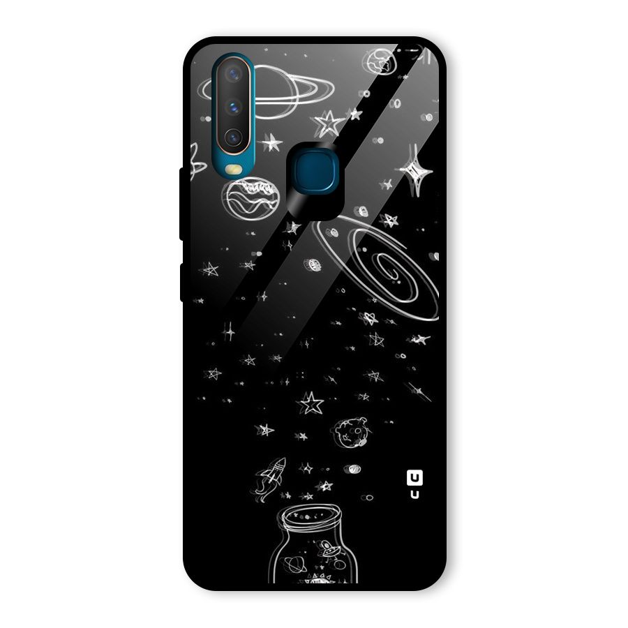 Bottle Of Stars Glass Back Case for Vivo Y15